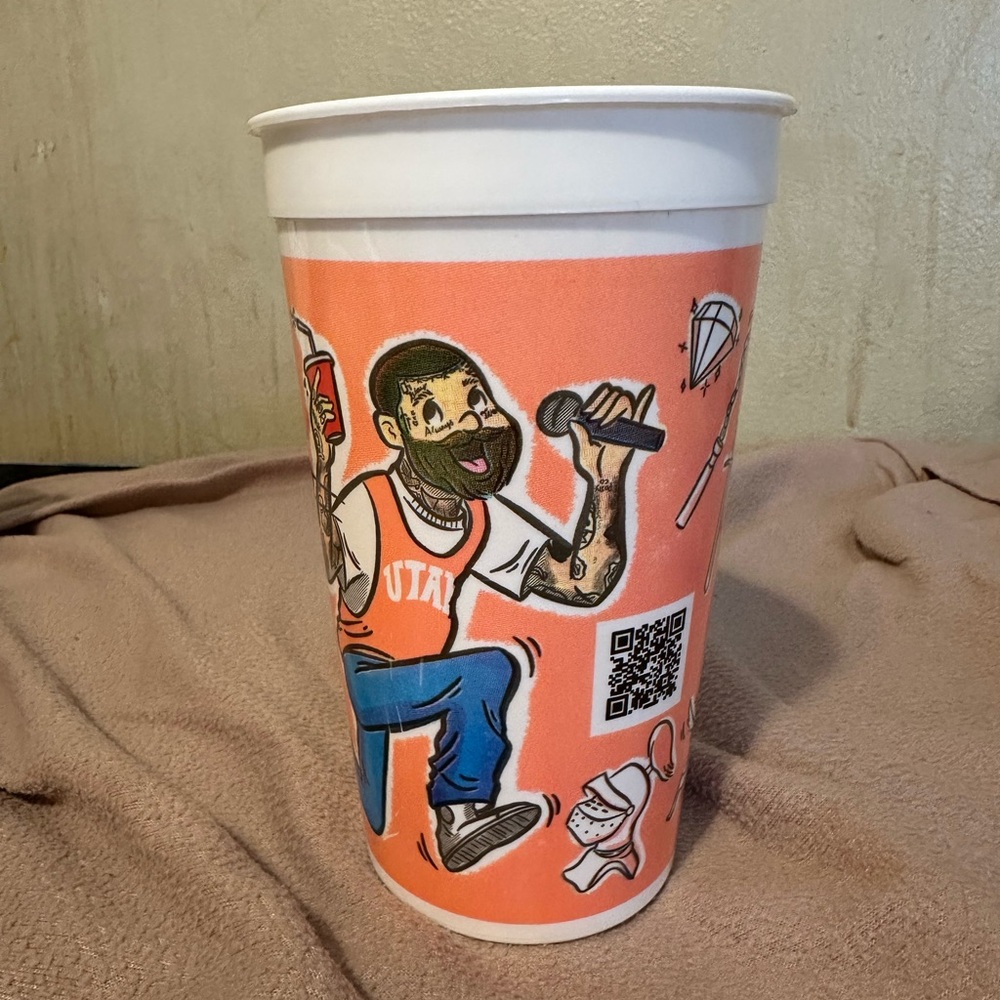 Limited edition Post Malone Colorful Graphic Tumbler. - Picture 7 of 11
